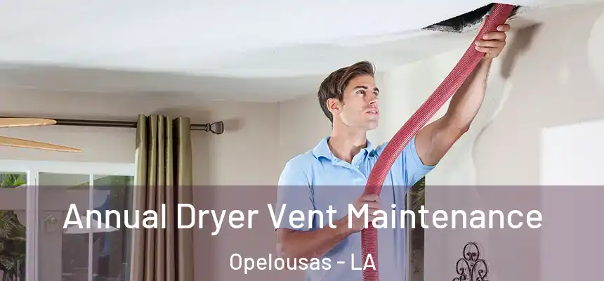  Annual Dryer Vent Maintenance Opelousas - LA