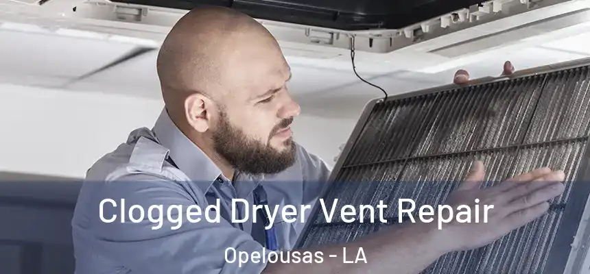  Clogged Dryer Vent Repair Opelousas - LA