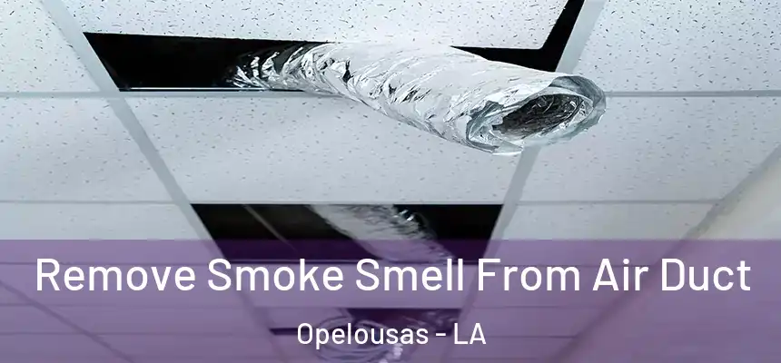  Remove Smoke Smell From Air Duct Opelousas - LA